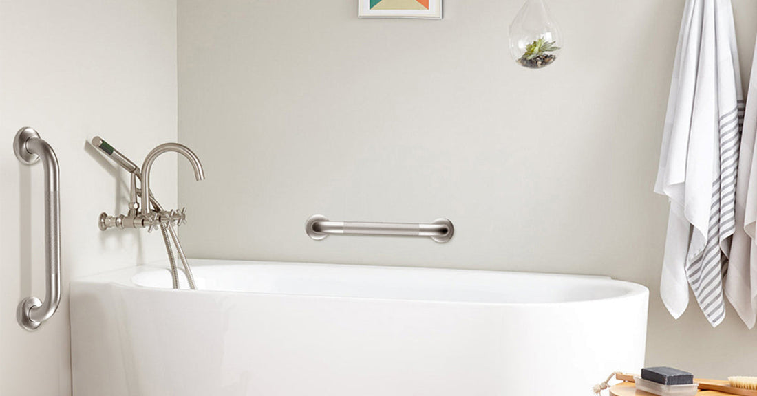 The Secret Weapon of Bathrooms: Why Brushed Stainless Steel is the Go-To Grab Bar Finish