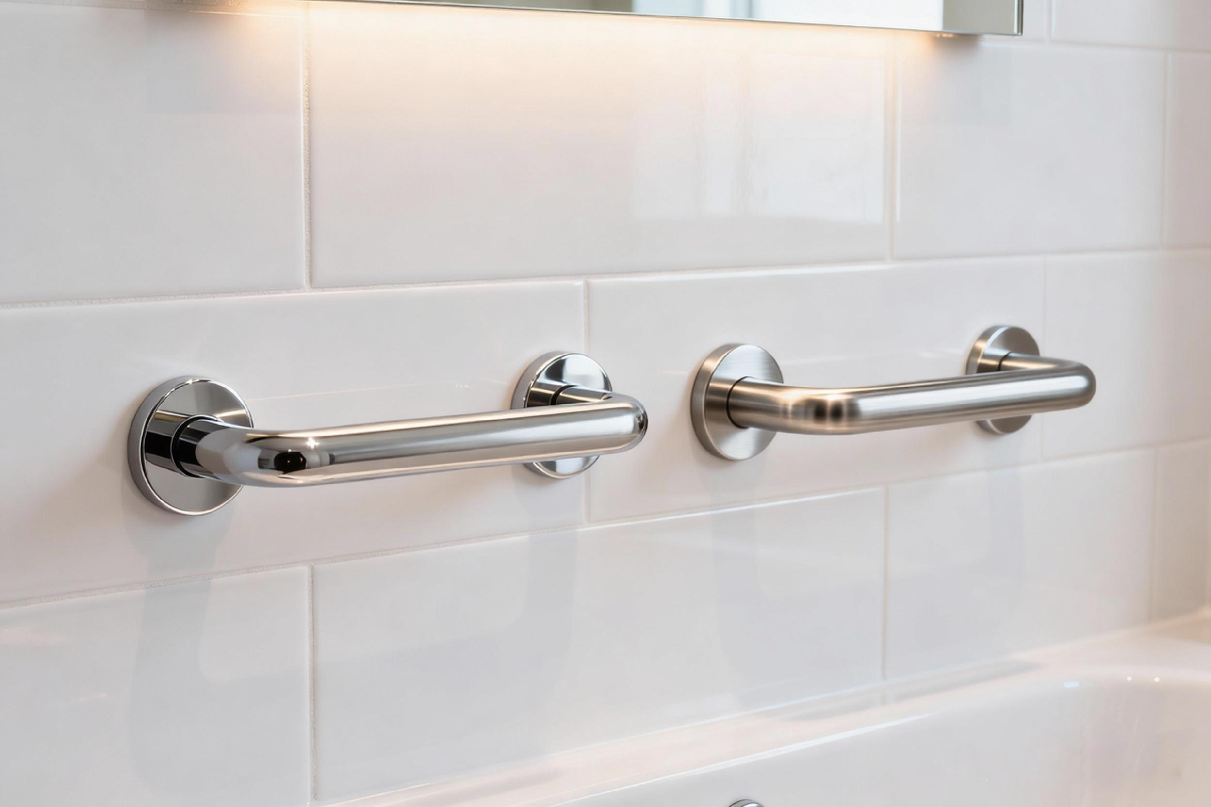 Polished Chrome vs. Brushed Nickel: Which Grab Bar Finish Is Right for You?