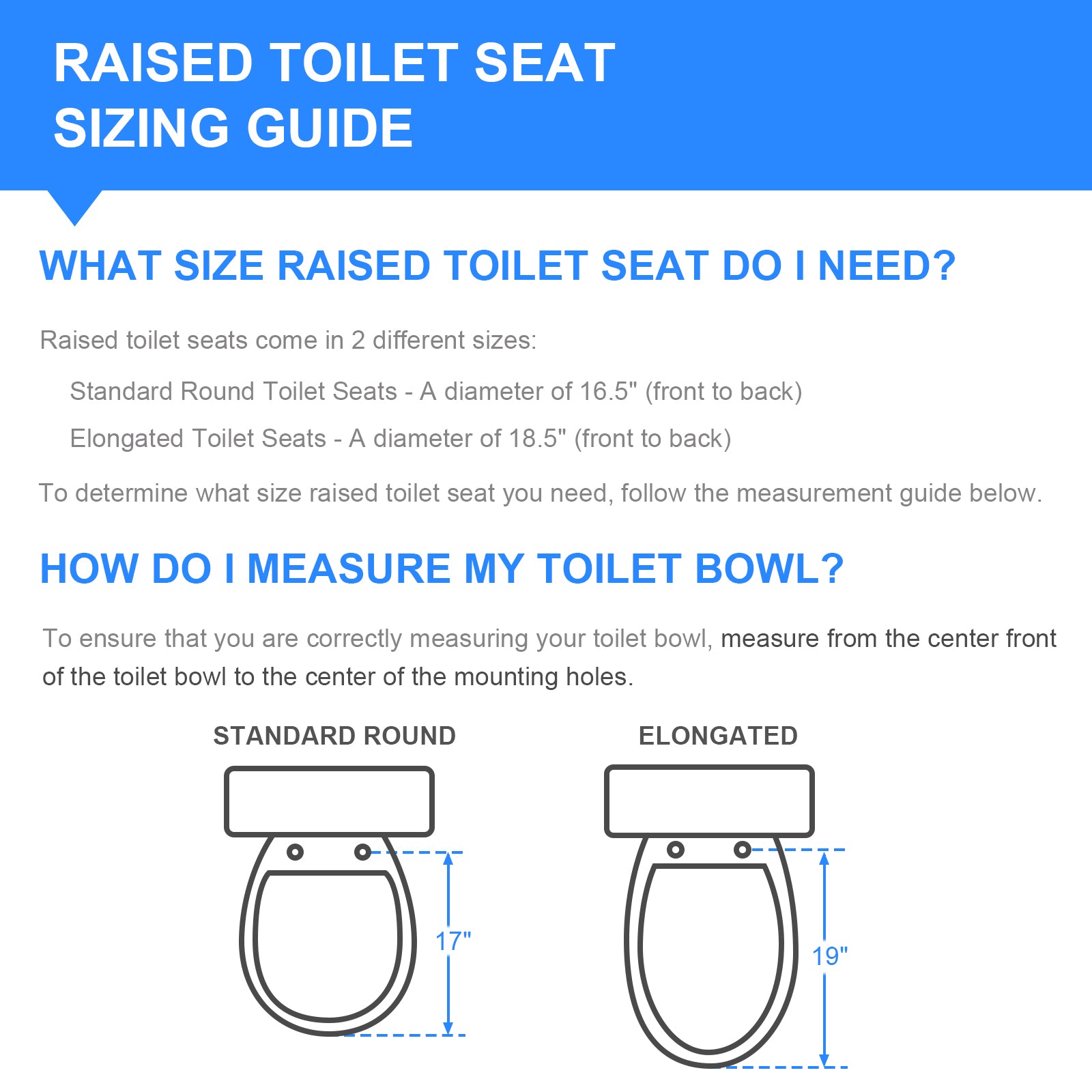 2-in-1 Toilet Seat Riser with Lid and Flip-Up Padded Arms