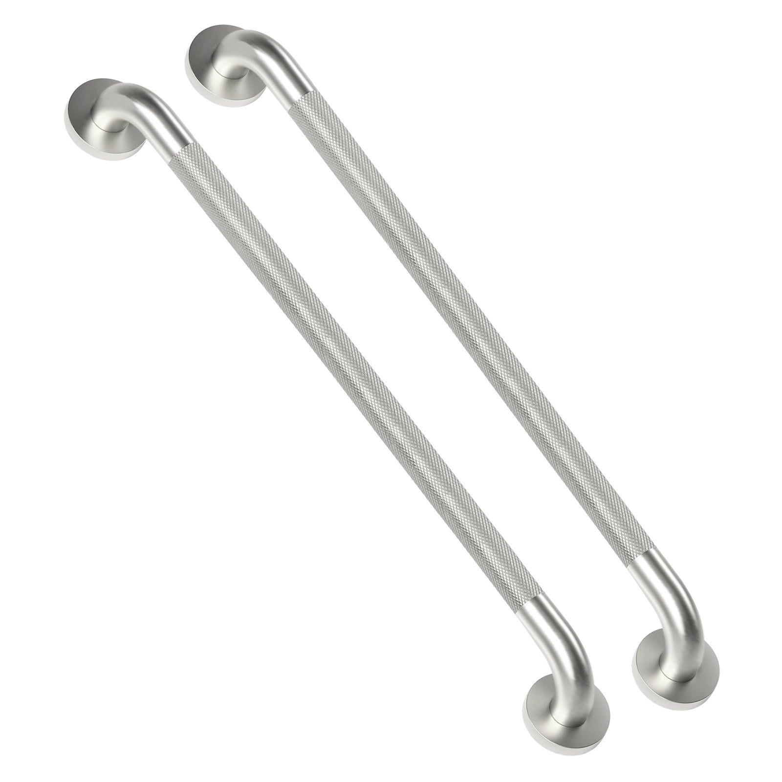 1'' Brushed Nickel Shower Grab Bars for Seniors