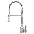 ijdd Commercial Pull Down Kitchen Faucet for Home Kitchens, Black