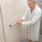 1.25'' Brushed Nickel Shower Grab Bars for Seniors