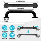 1.25'' Stainless Steel Safety Grab Bars for Bathtub and Showers with Knurled Grip