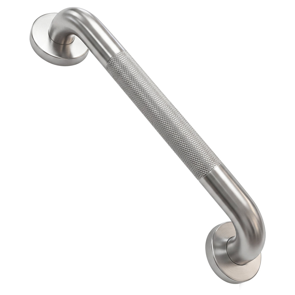 1.25'' Brushed Nickel Shower Grab Bars for Seniors