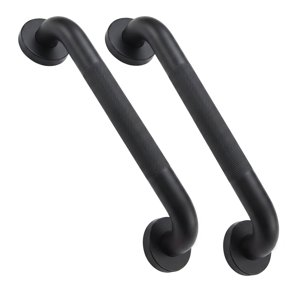 2 Pack 1.25'' Stainless Steel Safety Grab Bars for Bathtub and Showers with Knurled Grip