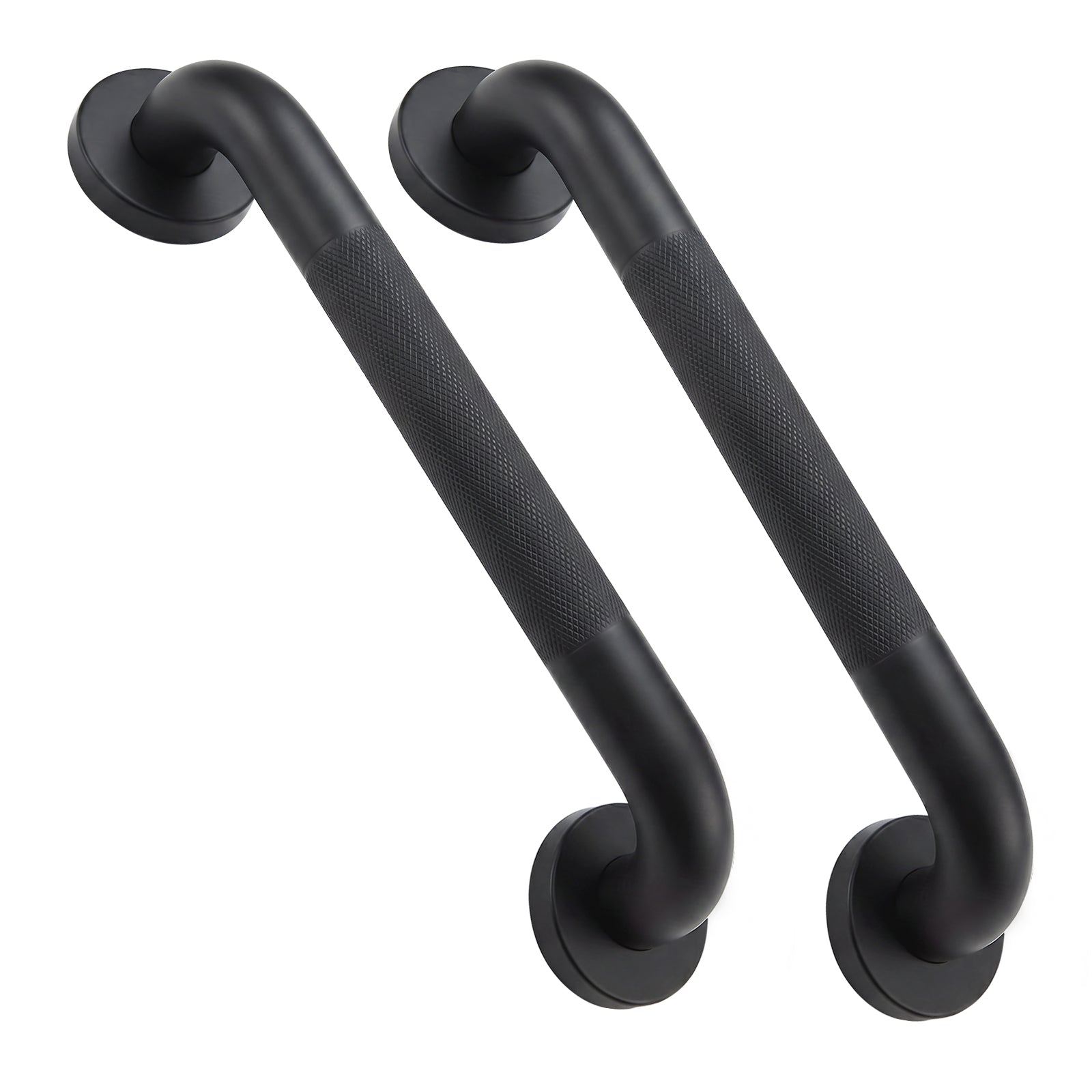 2 Pack 1.25'' Stainless Steel Safety Grab Bars for Bathtub and Showers with Knurled Grip