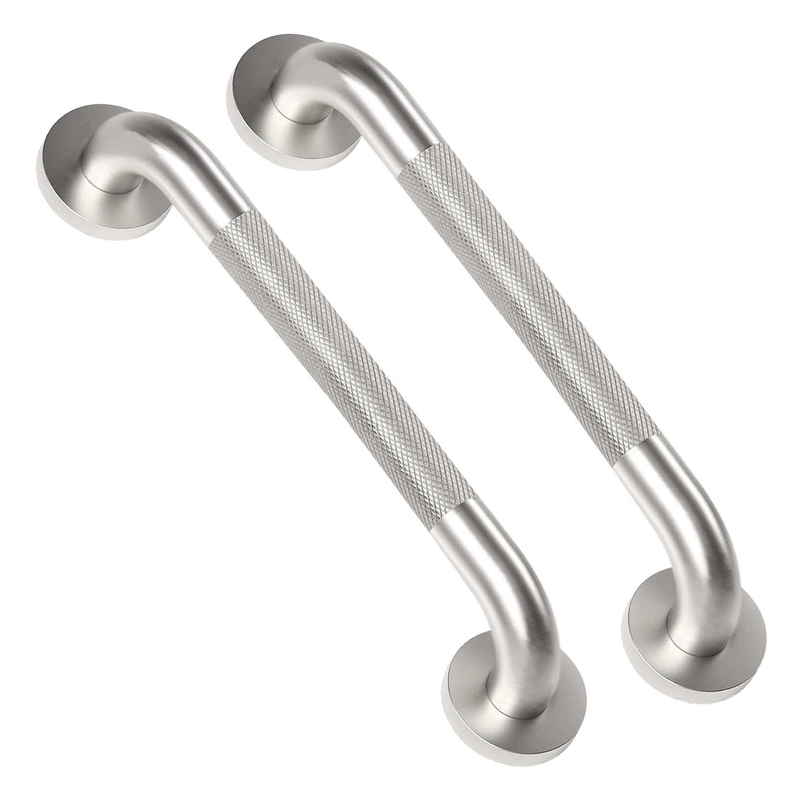 2 Pack Brushed Nickle ADA Grab Bars