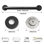2 Pack 1.25'' Stainless Steel Safety Grab Bars for Bathtub and Showers with Knurled Grip