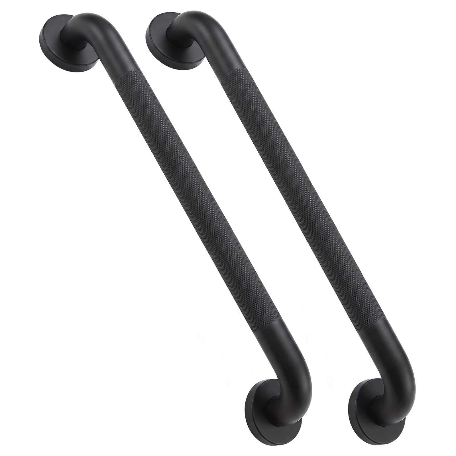 2 Pack 1.25'' Stainless Steel Safety Grab Bars for Bathtub and Showers with Knurled Grip