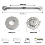 1.25'' Brushed Nickel Shower Grab Bars for Seniors