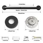2 Pack 1.25'' Stainless Steel Safety Grab Bars for Bathtub and Showers with Knurled Grip