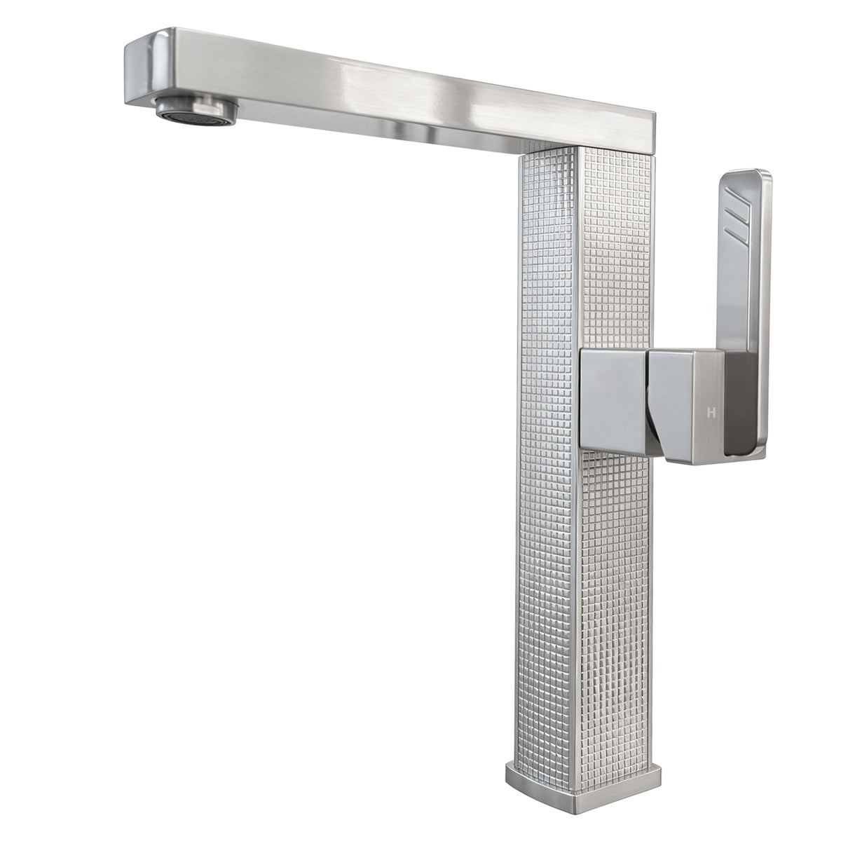 IJDD Bathroom Faucet, Brushed Nickel Single Handle Lead-Free Faucet