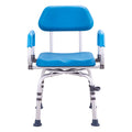 Sliding Tub Transfer Bench with 360° Swivel Seat