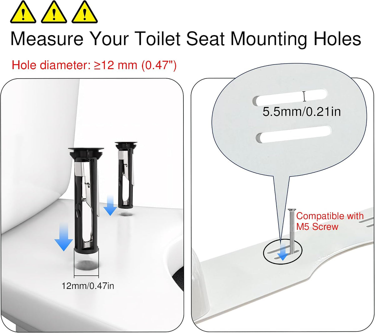 IJDD 22.2‘’ Toilet Safety Rails for Seniors with Flip-Up Armrest, 450lbs Capacity, FS02-MTFS01