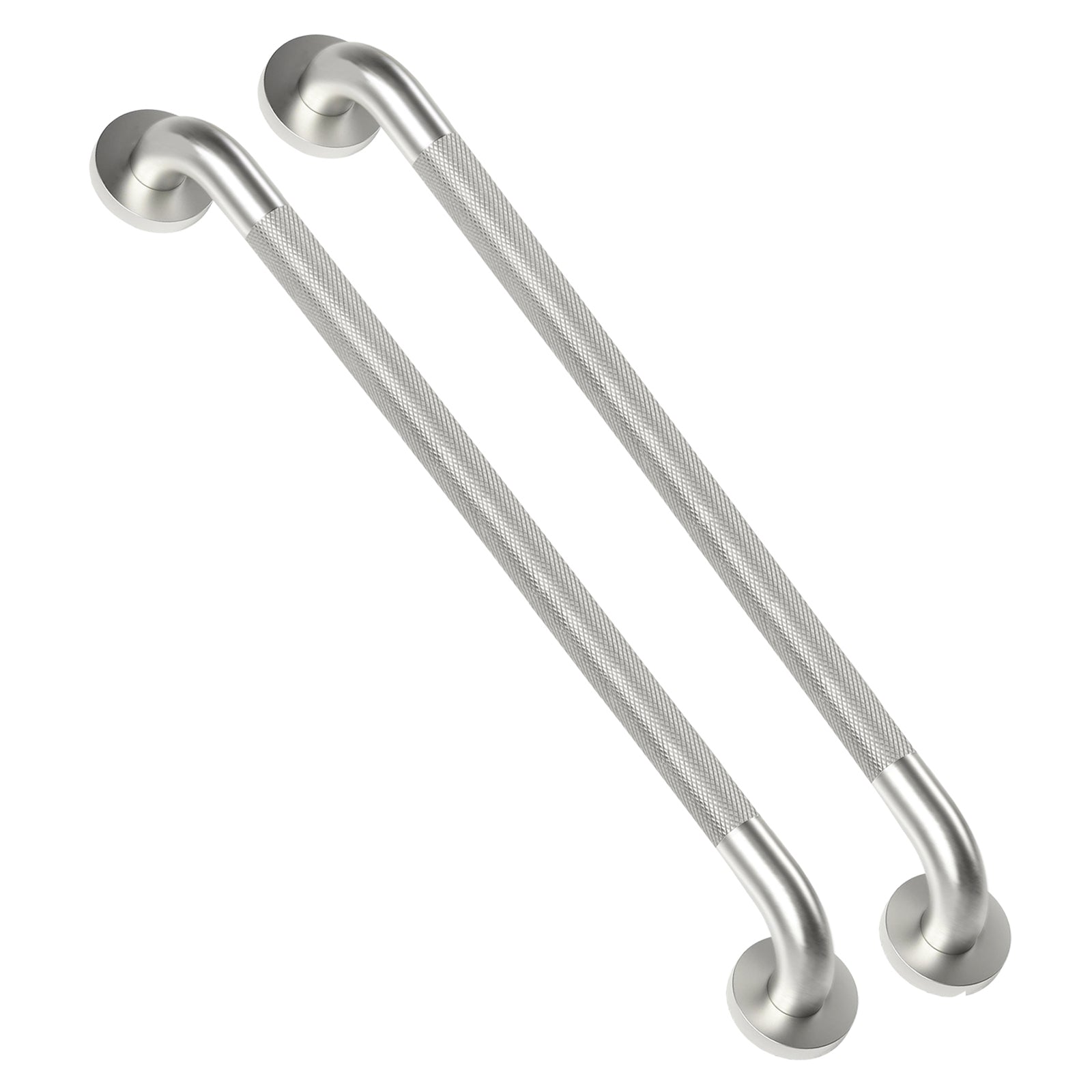 1'' Brushed Nickel Shower Grab Bars for Seniors
