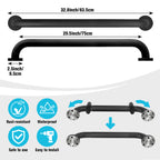 1.25'' Stainless Steel Safety Grab Bars for Bathtub and Showers with Knurled Grip