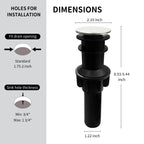 IJDD Bathroom Faucet, Brushed Nickel Single Handle Lead-Free Faucet