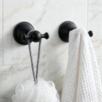 Double Robe Hook for Bathroom, Wall Mounted Towel Hook and Bathrobe Hook, Metal Bathroom Hooks