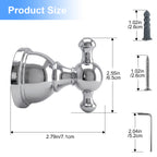 Double Robe Hook for Bathroom, Wall Mounted Towel Hook and Bathrobe Hook, Metal Bathroom Hooks