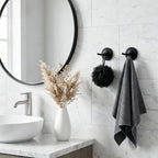Single Robe Hook for Bathroom, Wall Mounted Towel Hook for Bath Towels and Bathrobes