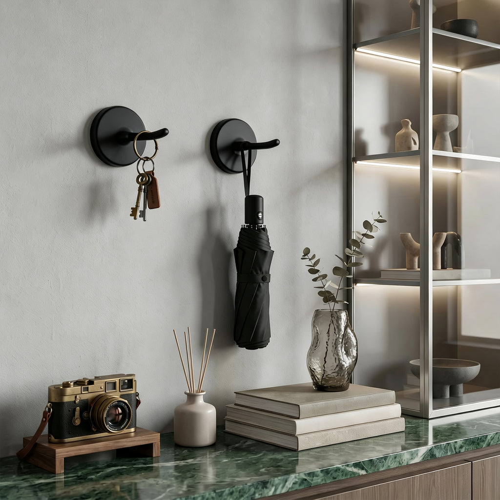 Single Robe Hook for Bathroom, Wall Mounted Towel Hook for Bath Towels and Bathrobes