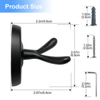 Single Robe Hook for Bathroom, Wall Mounted Towel Hook for Bath Towels and Bathrobes