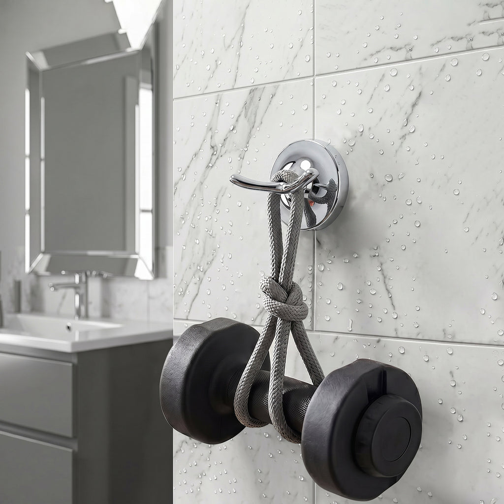 Single Robe Hook for Bathroom, Wall Mounted Towel Hook for Bath Towels and Bathrobes