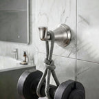 Heavy Duty Wall Hook, Wall Mounted Utility Hook for Bathroom Towels, Robes, Coats and Bags