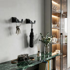 Bathroom Robe Hook, Contemporary Wall Mounted Towel Hook with Hidden Mounting Hardware
