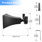 Bathroom Robe Hook, Contemporary Wall Mounted Towel Hook with Hidden Mounting Hardware