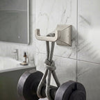Bathroom Robe Hook, Contemporary Wall Mounted Towel Hook with Hidden Mounting Hardware