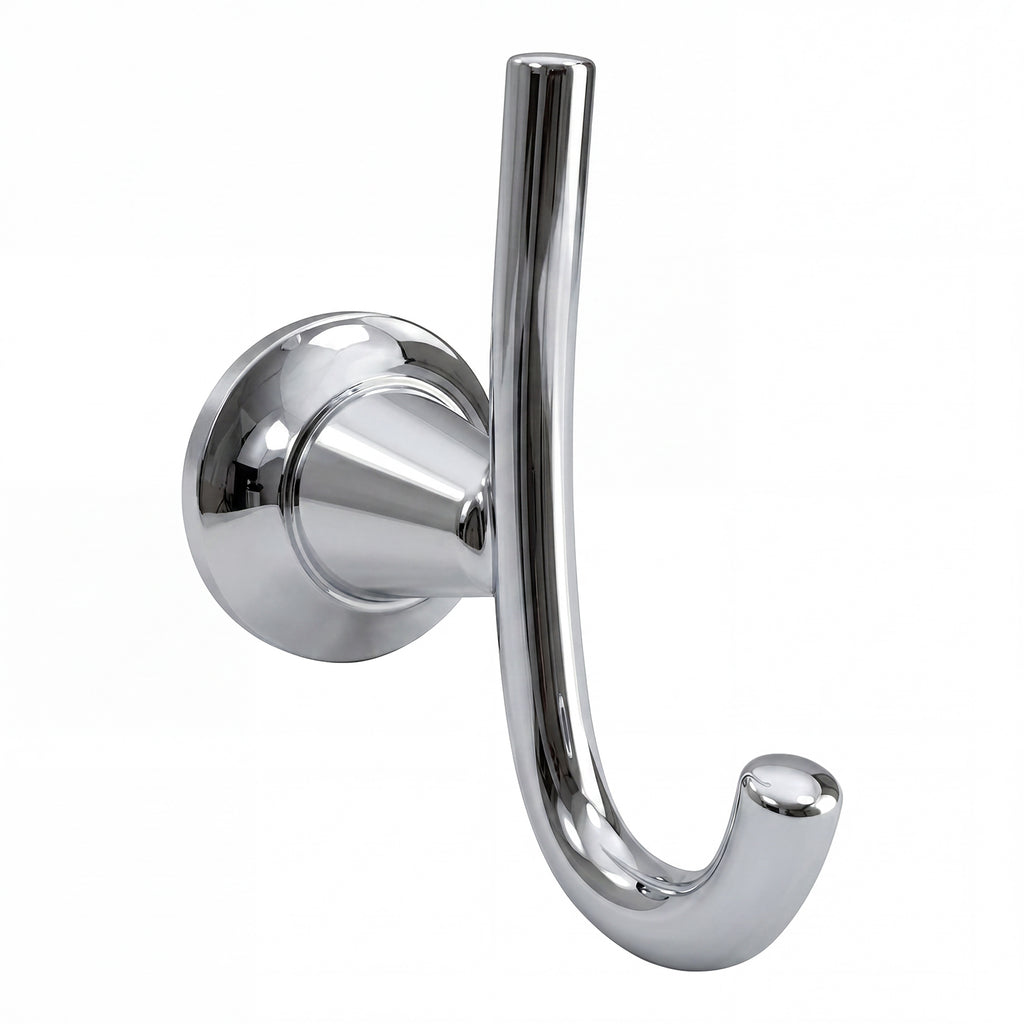 Wall Mounted Coat Hook, Bathroom Robe Hook for Towels and Clothing, Metal Utility Hook for Closet, Bedroom, Entryway