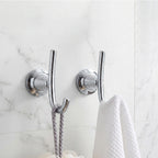 Wall Mounted Coat Hook, Bathroom Robe Hook for Towels and Clothing, Metal Utility Hook for Closet, Bedroom, Entryway