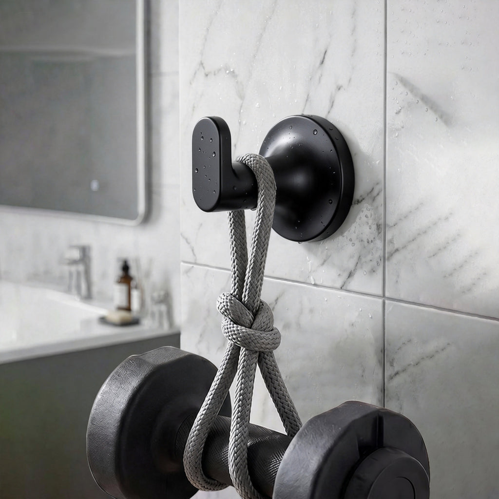 Minimalist Bathroom Towel Hook, Wall Mounted Robe Hook for Towels and Bathrobes,