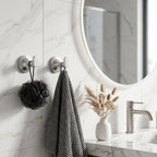 Minimalist Bathroom Towel Hook, Wall Mounted Robe Hook for Towels and Bathrobes,
