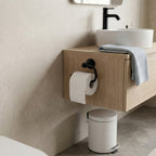 Wall Mounted Toilet Paper Holder, Modern Bathroom Tissue Roll Holder with Open End Design