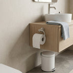 Wall Mounted Toilet Paper Holder, Modern Bathroom Tissue Roll Holder with Open End Design