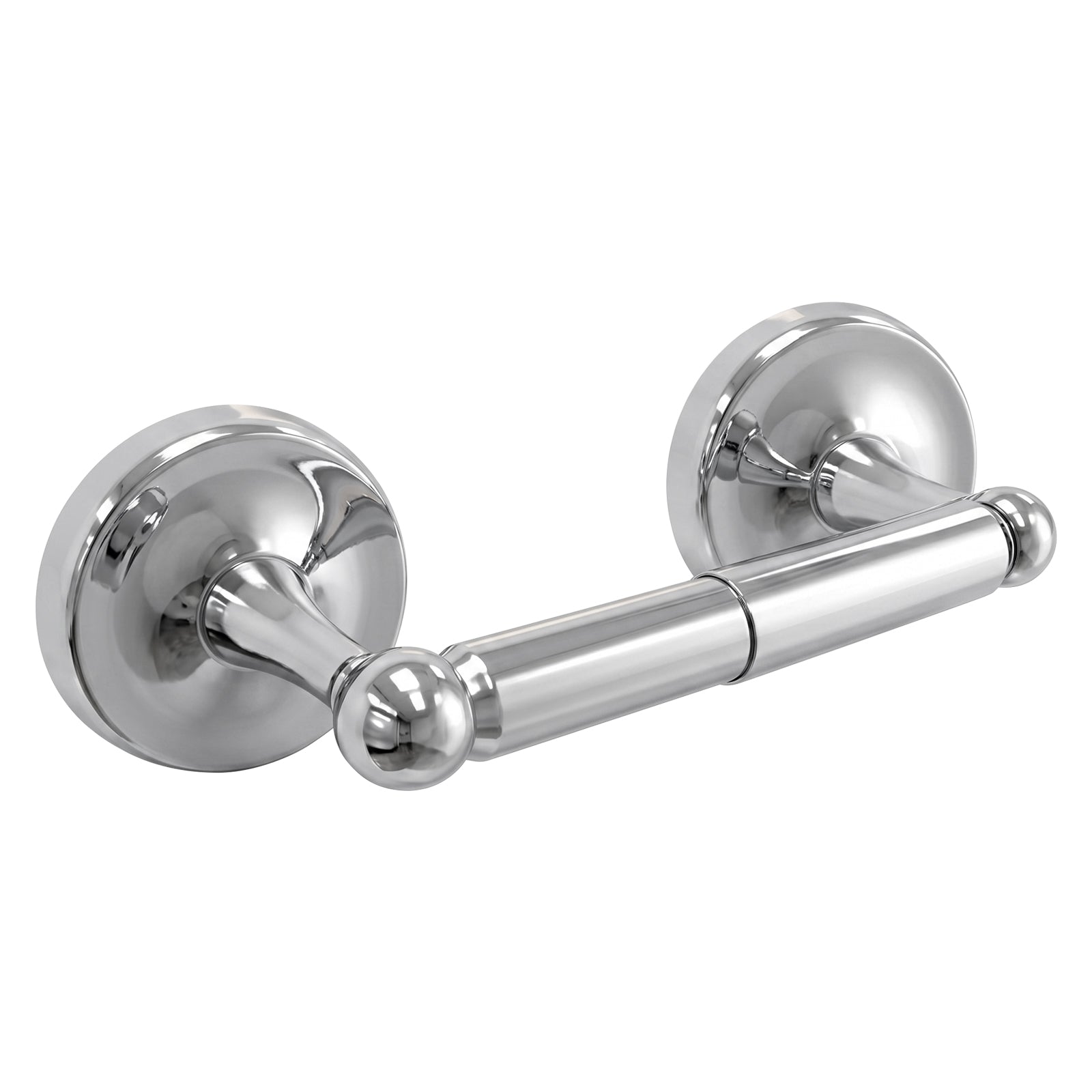 Wall Mounted Toilet Paper Holder, Bathroom Tissue Roll Holder with Double Post Design