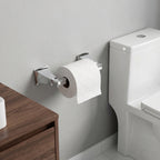 Wall Mounted Toilet Paper Holder, Modern Bathroom Tissue Roll Holder with Open End Design