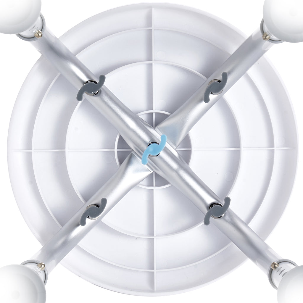 Adjustable 360° Swivel Shower Chair with Non-Slip Feet