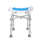 Adjustable Shower Chair with Crossbar Support
