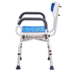 360° Swivel Adjustable Shower Chair with Pivoting Armrests