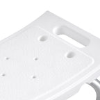 Adjustable Shower Stool with Curved Seat & Integrated Grips
