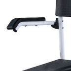 4-in-1 Shower Commode Wheelchair with Locking Wheels