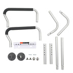 Adjustable Toilet Safety Rails with Padded Armrests