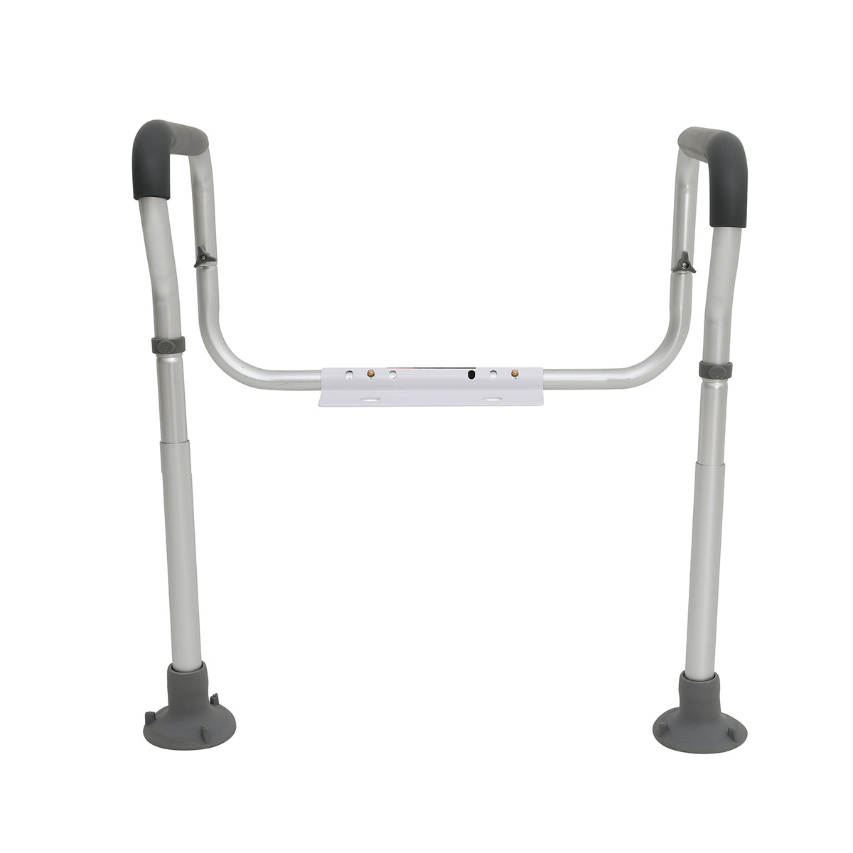 Adjustable Toilet Safety Rails with Padded Armrests