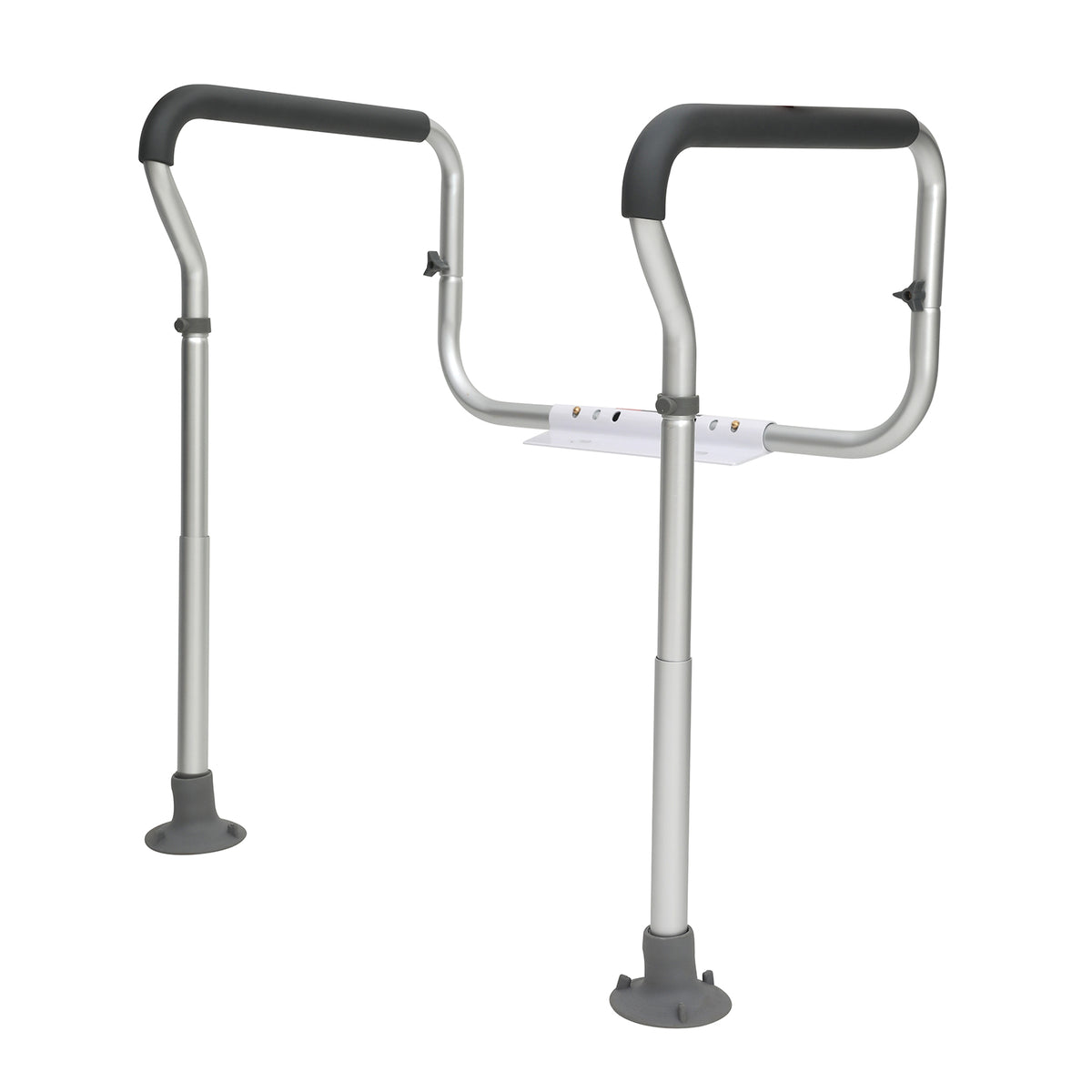Adjustable Toilet Safety Rails with Padded Armrests