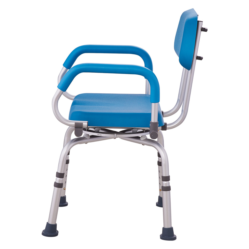 Sliding Tub Transfer Bench with 360° Swivel Seat