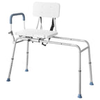 Sliding Tub Transfer Bench with Arms & Backrest