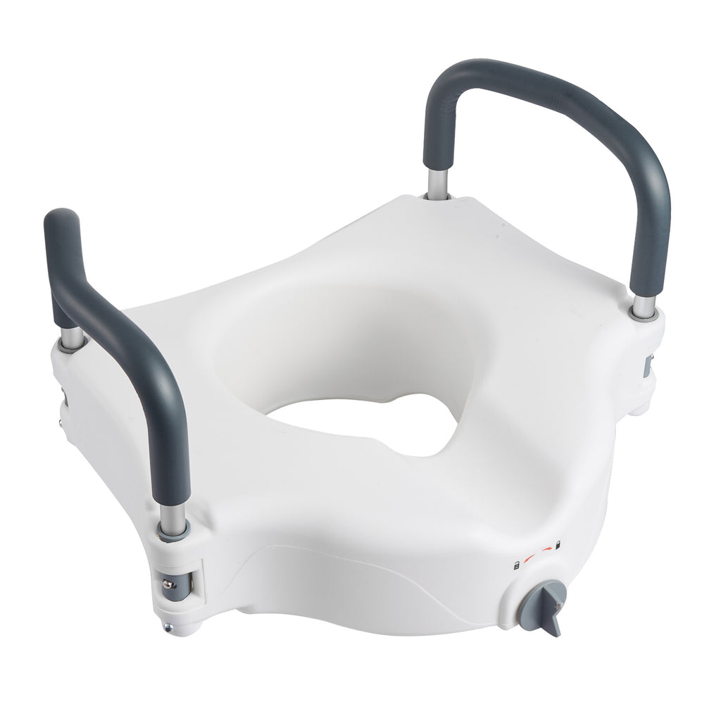 5-Inch Raised Toilet Seat with Padded Arms